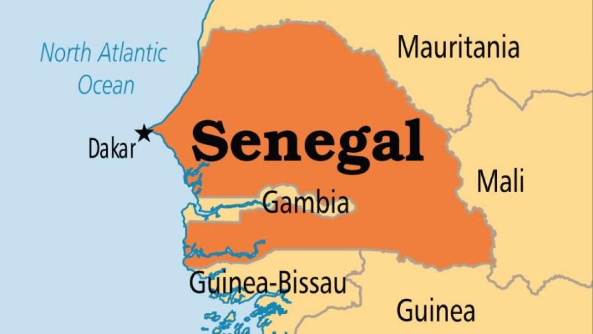 map of dakar Senegal